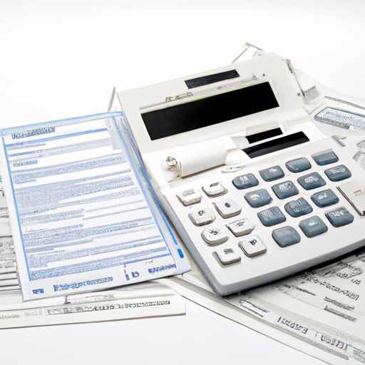 תמונה של מחשבון, טפסי מס וכסף, המייצגים את הטבות המס של קופות גמל